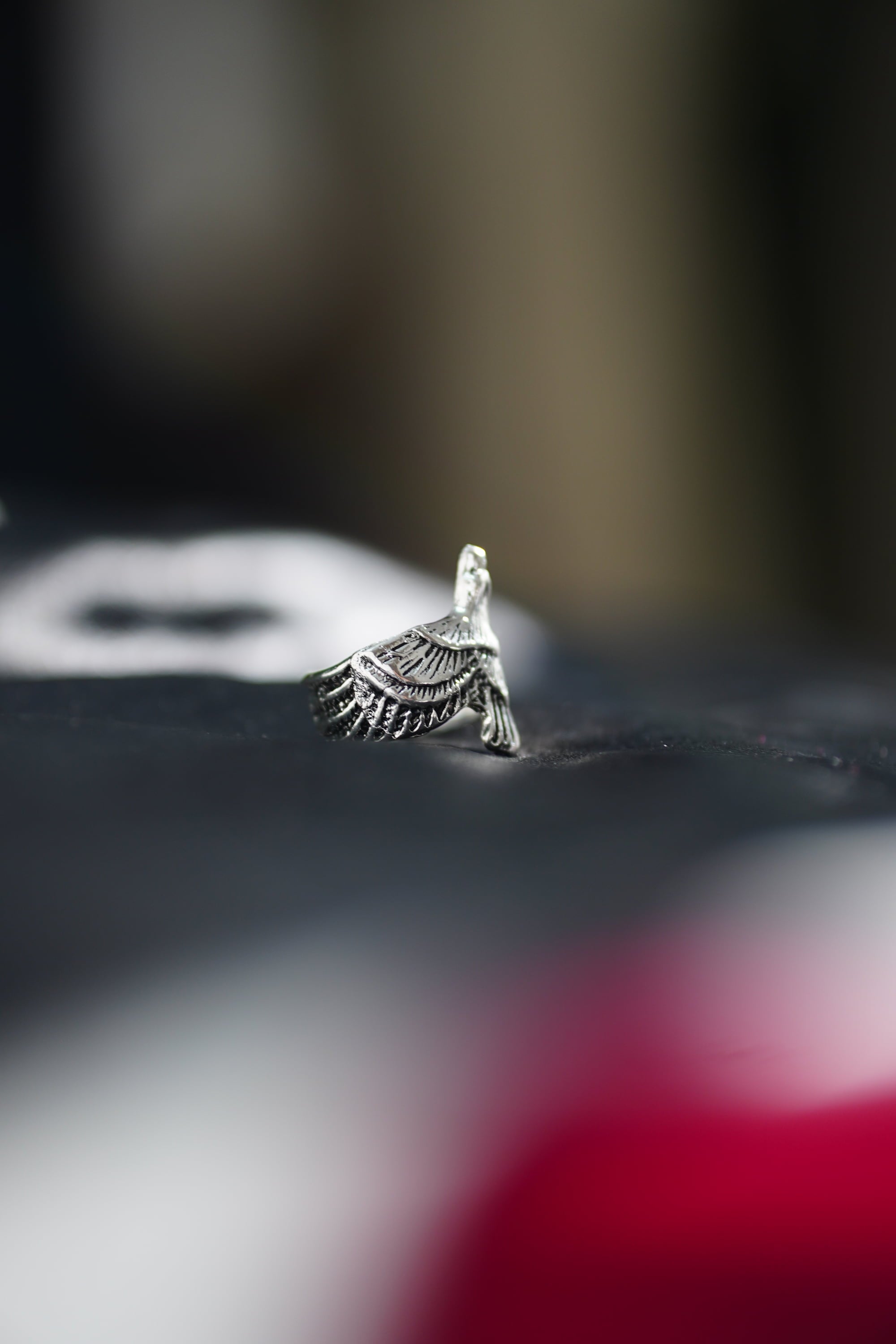 Steel-Feather Eagle Ring