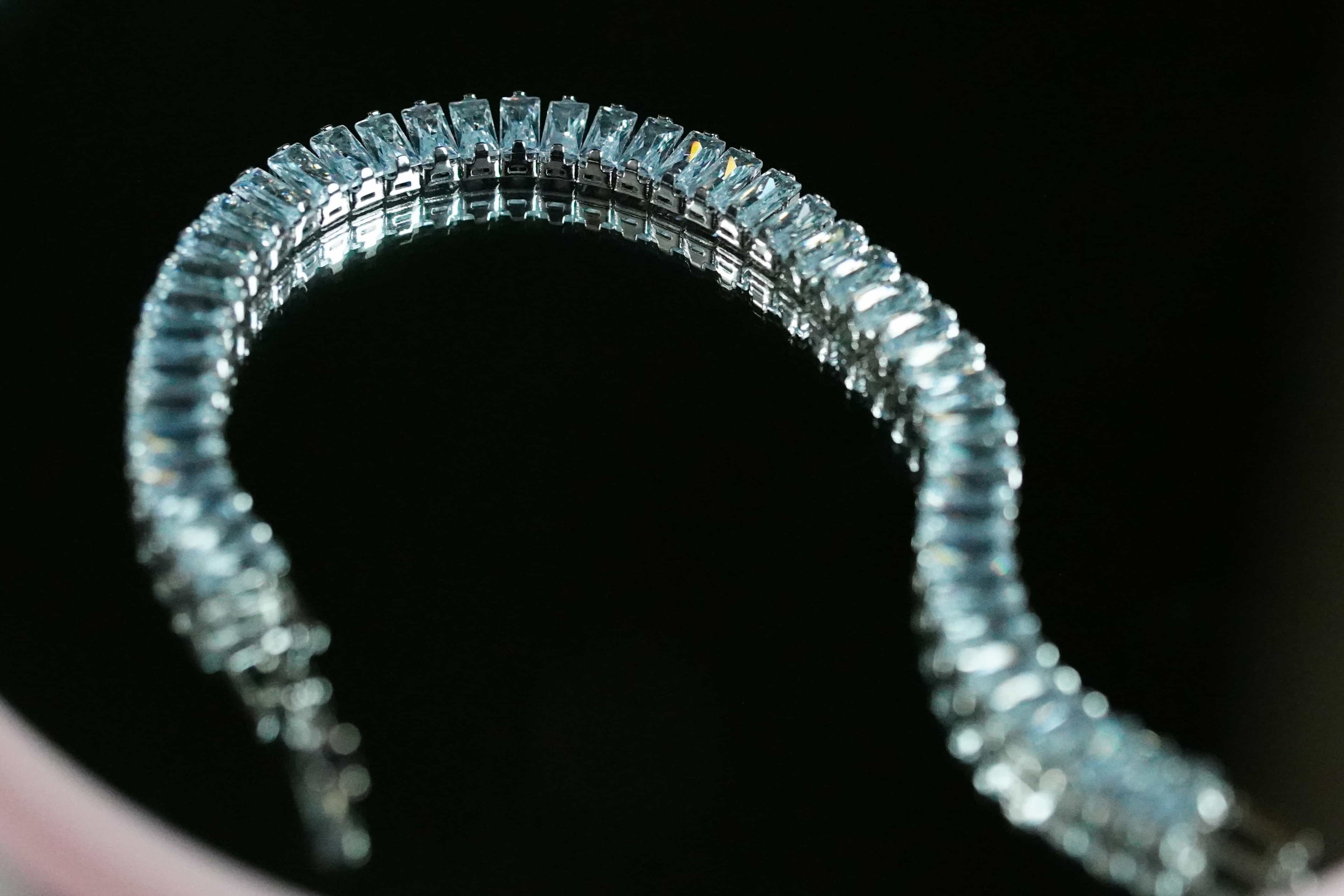 diamond cut bracelet 