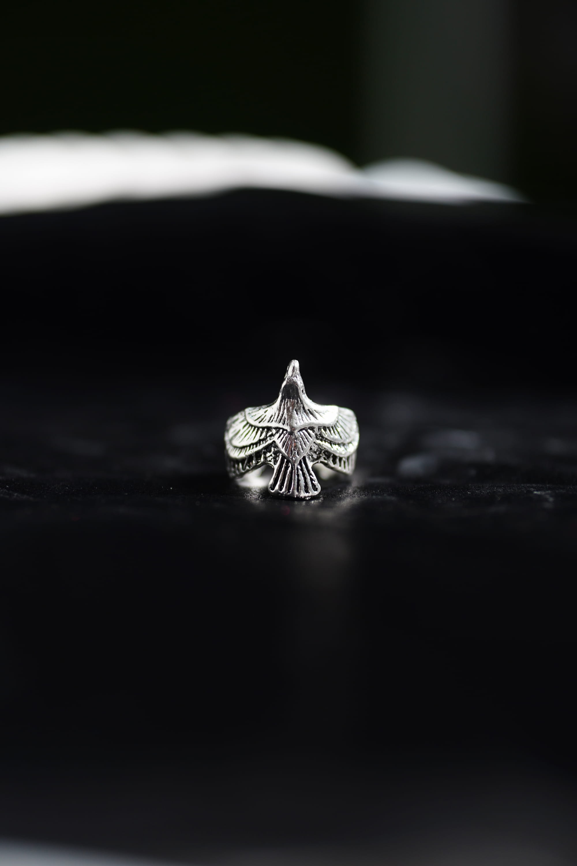 Steel-Feather Eagle Ring