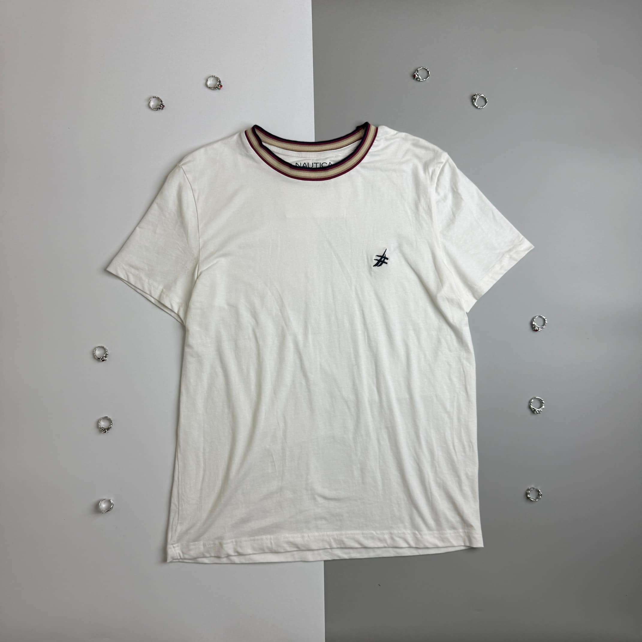 Plain white Nautica T-shirt
