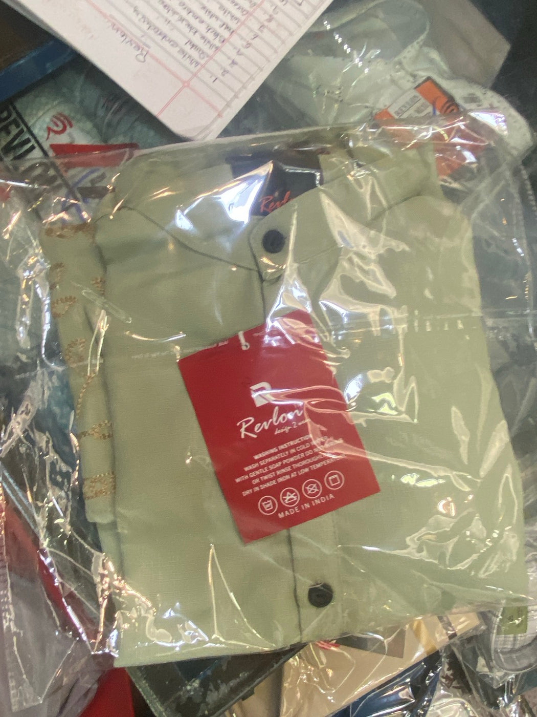 EMBROIDED SH KURTA.GREEN LG.RV