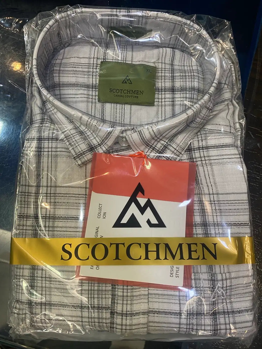 BLK LINE CHECKS. SCOTCHM.
