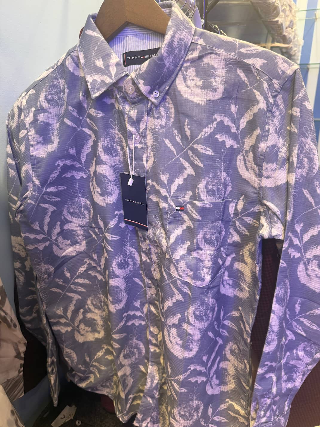 floral printed shirt. T.H