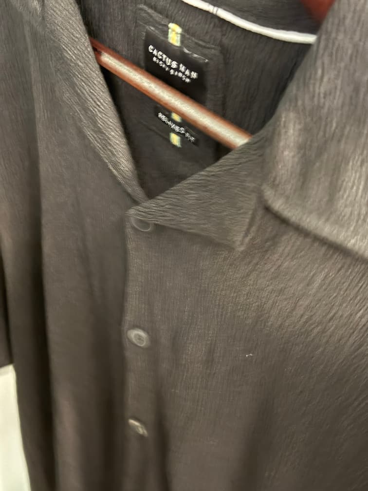 TH. Black Oversized Tex.shirt.