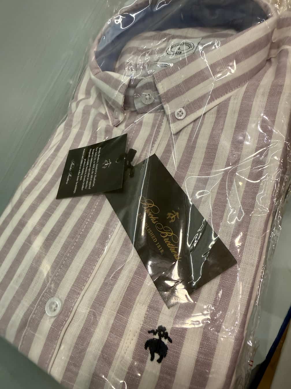 Lavender Stripes Shirt.BB.