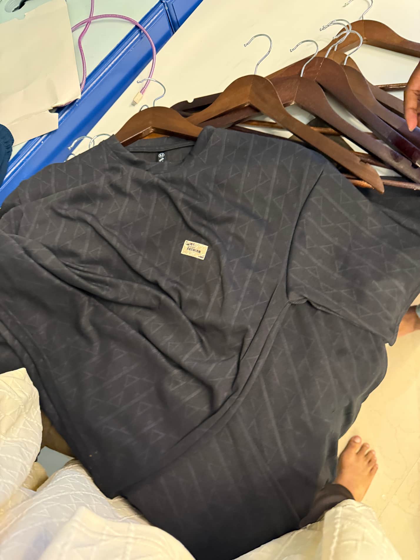 Minimalist Tee. D.F.Blk. 9.5