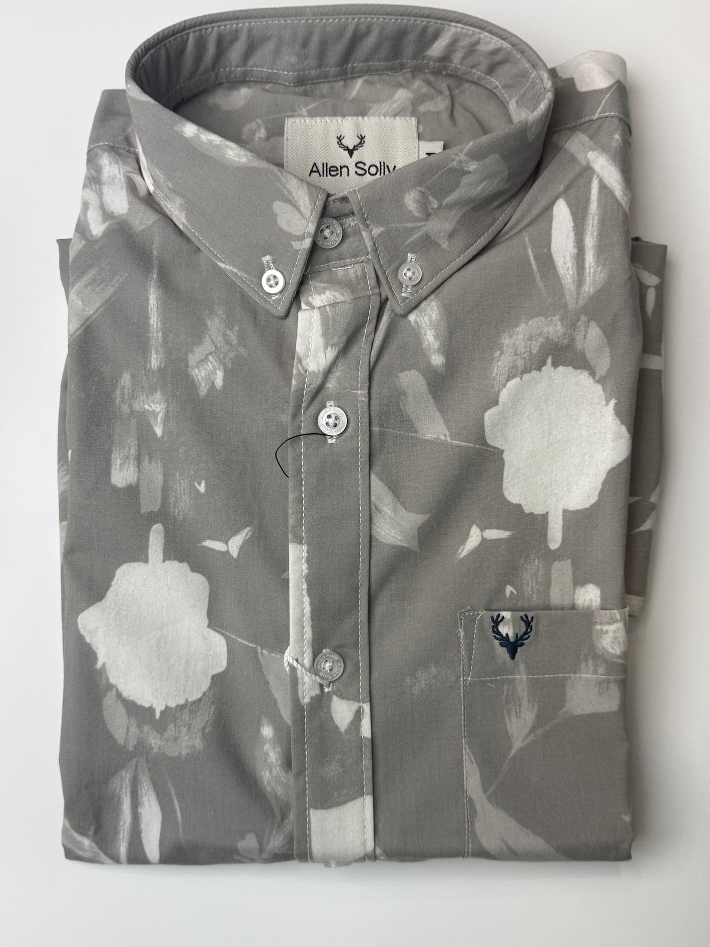 printed floral grey. A.S