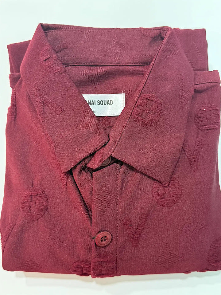 Designer Wear. V O. Maroon. C.S