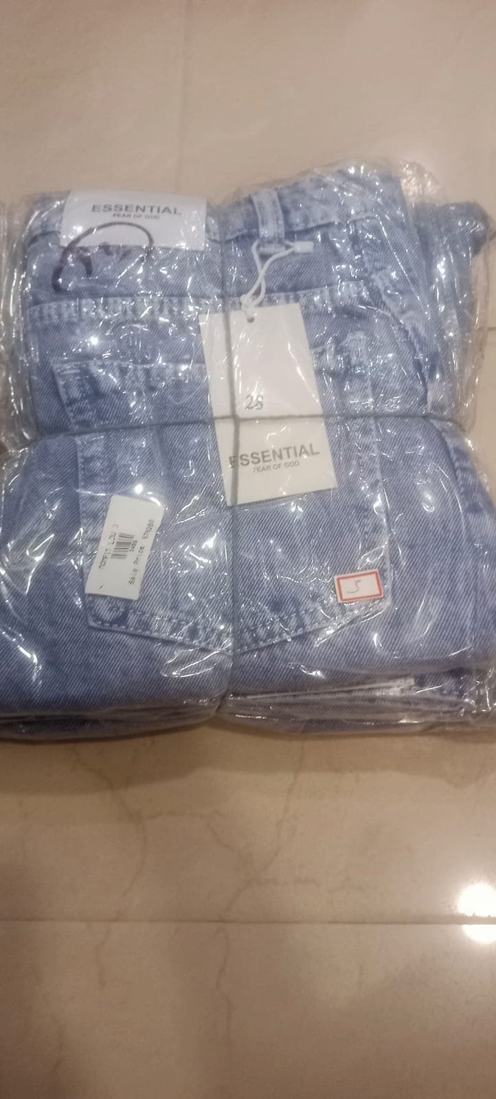 Mom Fit Low Pant. Blue. F.G