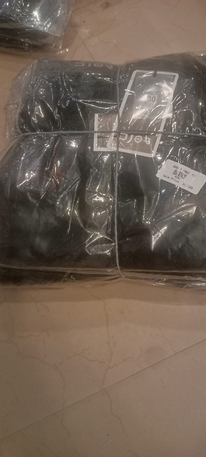 Baggy Pant Mid. Black. F.B