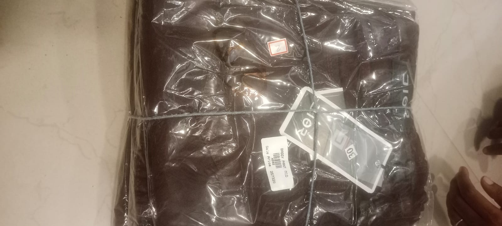 Baggy Pant Mid. Dark Brown.F.B