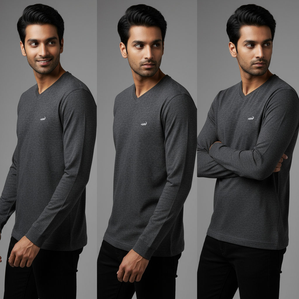 Crocodile T-shirt. Full Sleeve