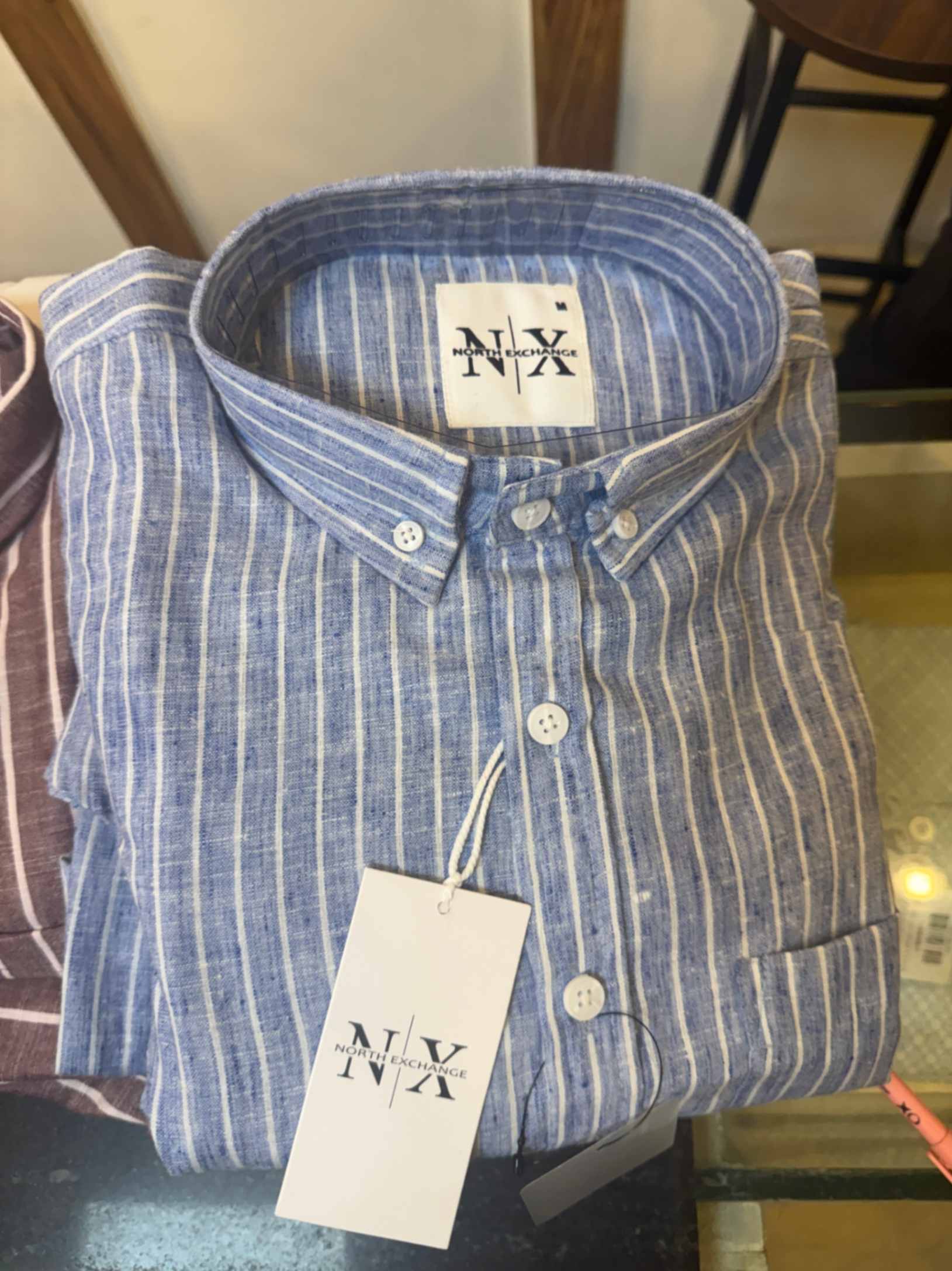 BLUE STRIPES-6-5. N.X